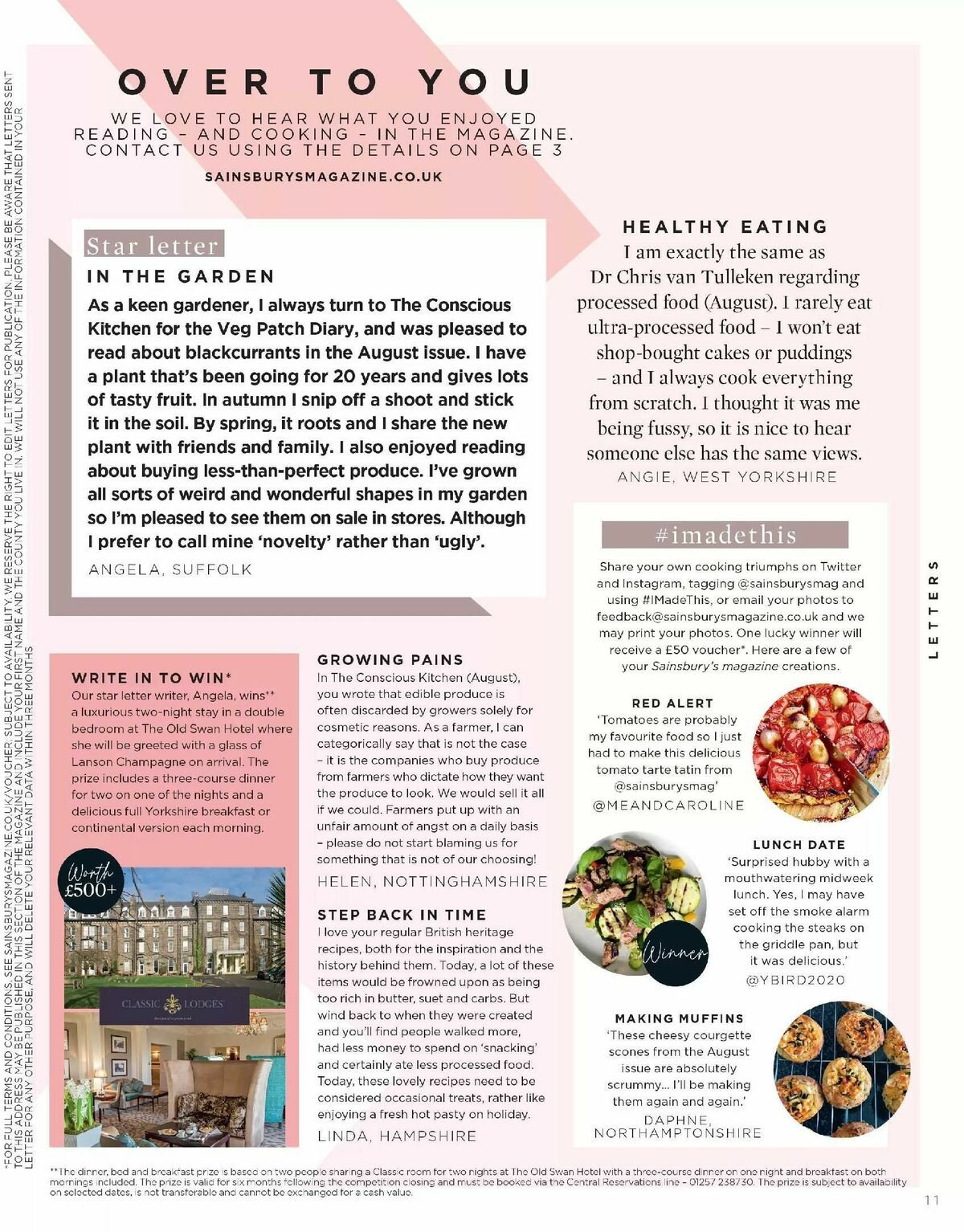 Sainsbury's Magazine October Offers from 1 October