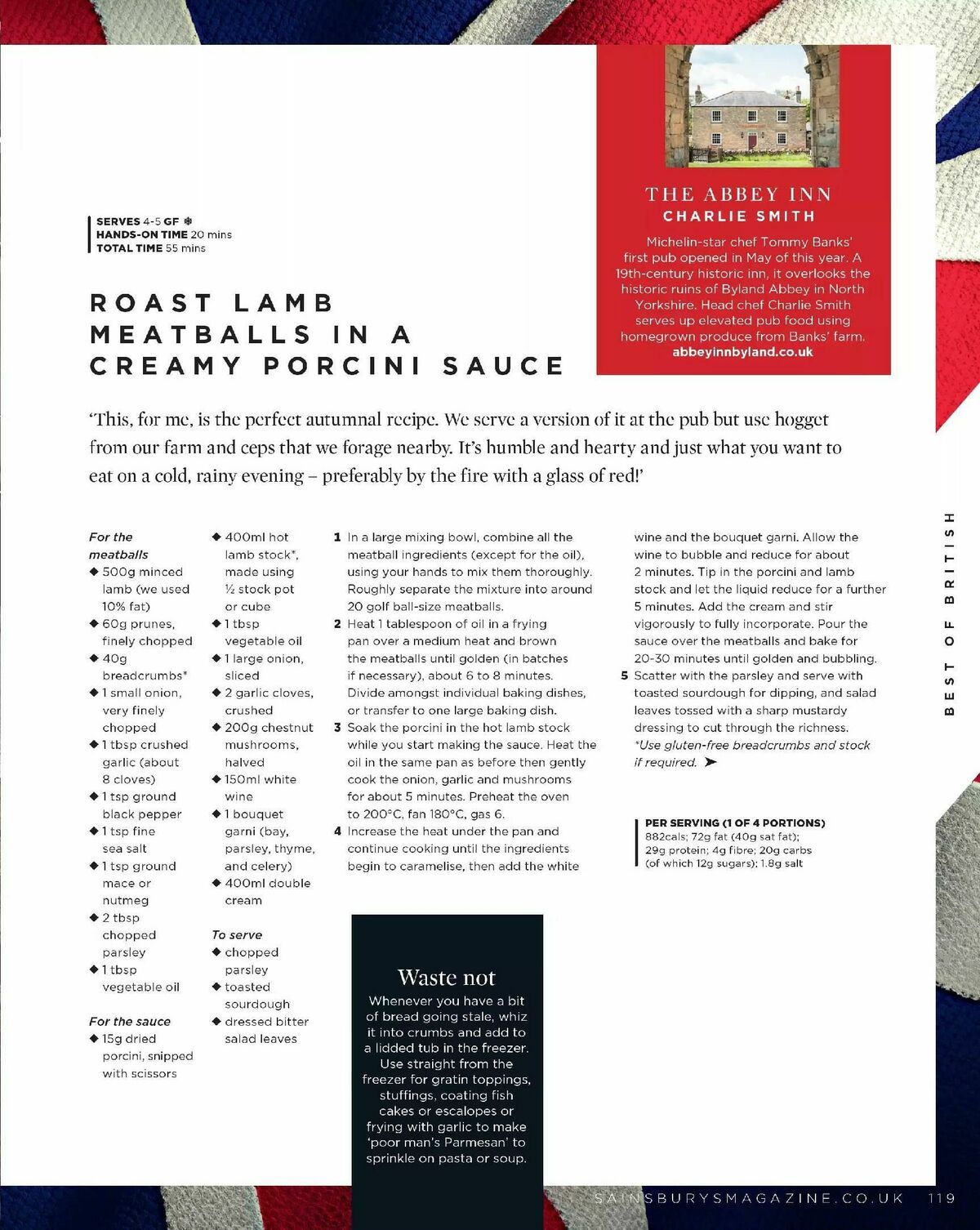 Sainsbury's Magazine October Offers from 1 October