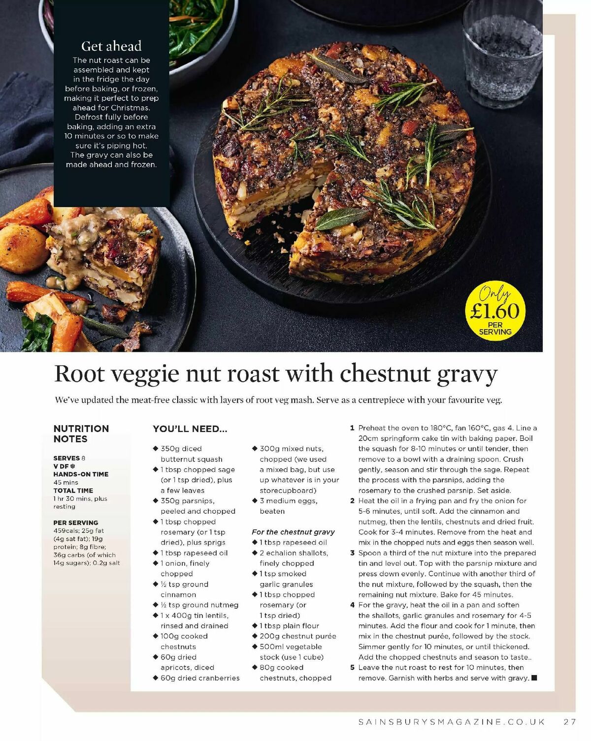 Sainsbury's Magazine October Offers from 1 October