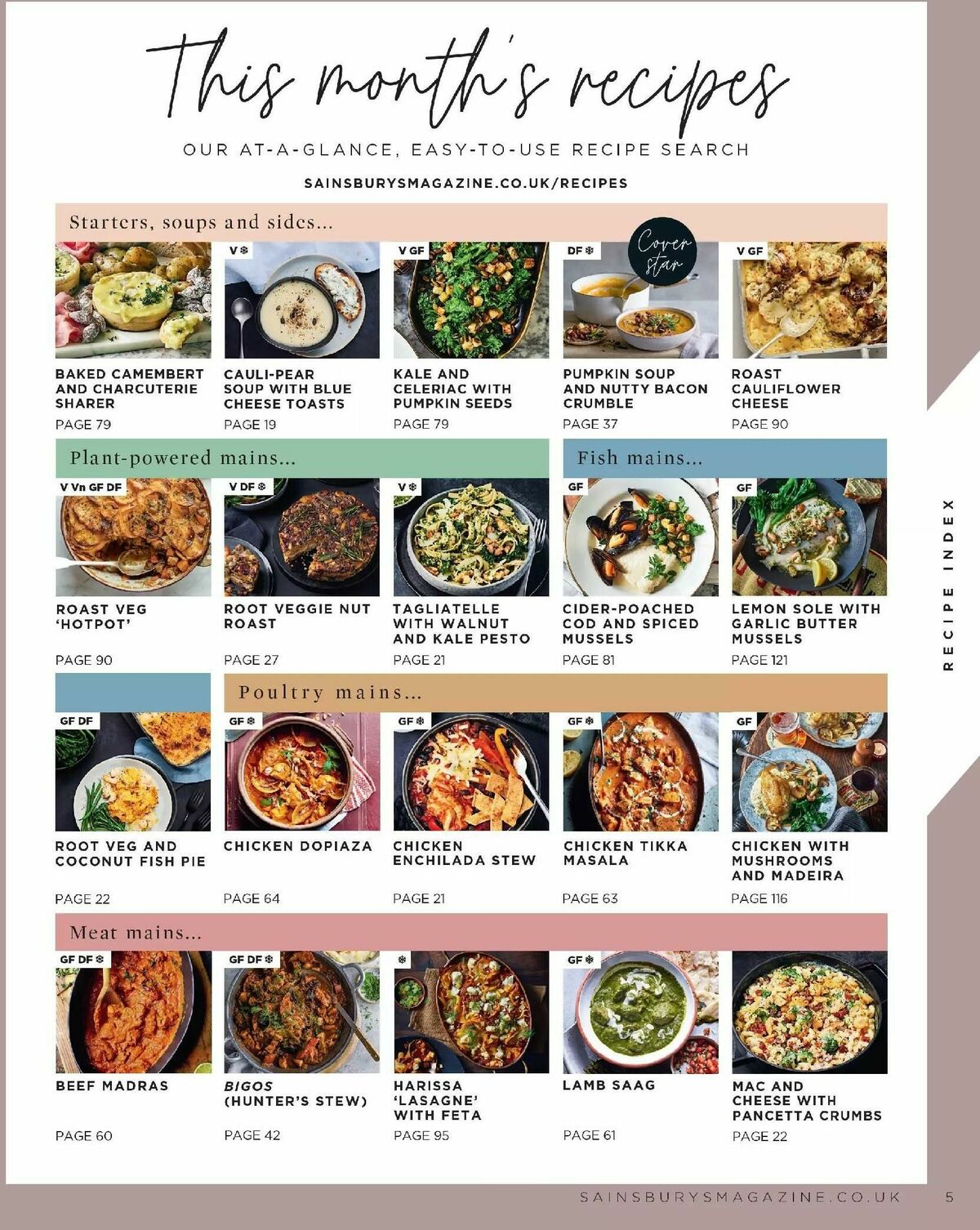 Sainsbury's Magazine October Offers from 1 October