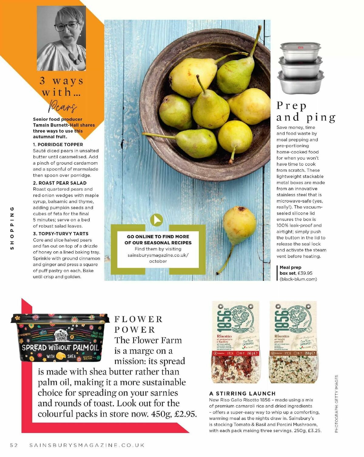 Sainsbury's Magazine October Offers from 1 October