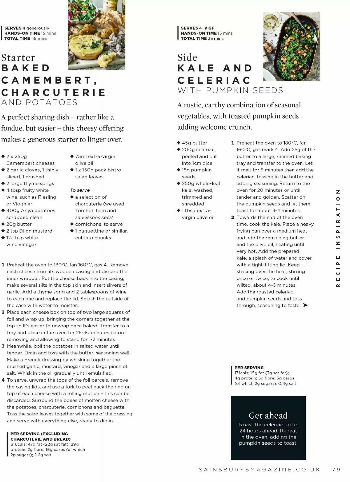 Sainsbury's Magazine October Offers from 1 October