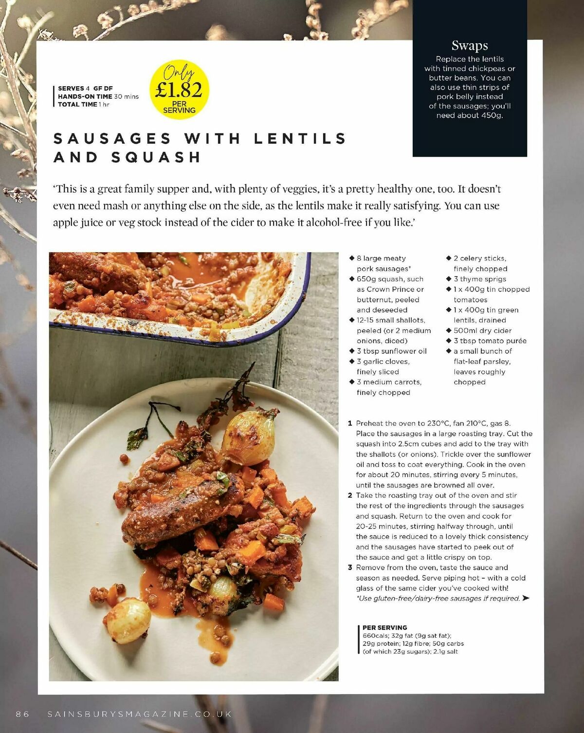 Sainsbury's Magazine October Offers from 1 October