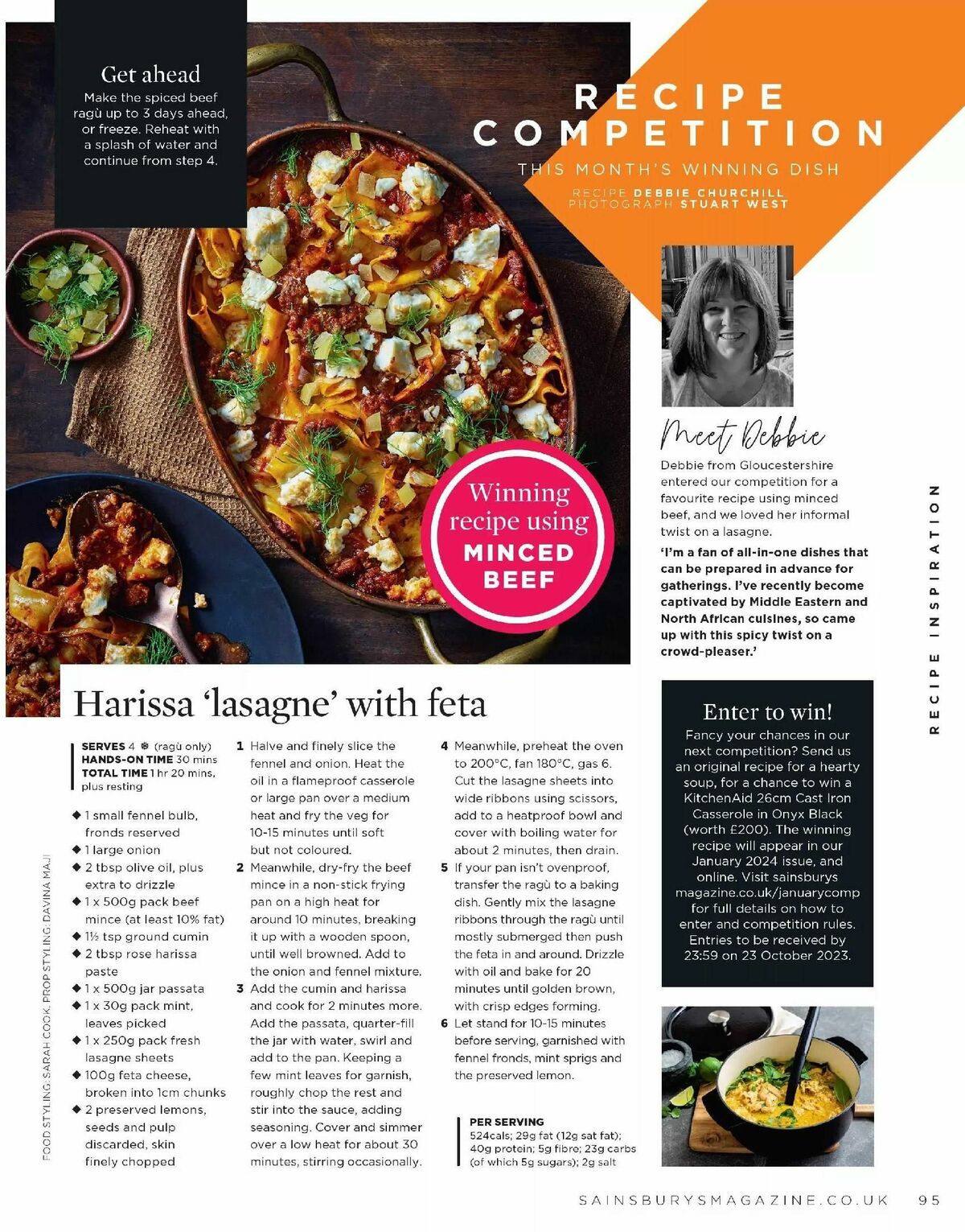 Sainsbury's Magazine October Offers from 1 October