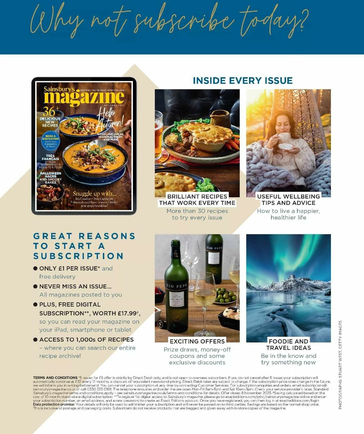 Sainsbury's Magazine October Offers from 1 October