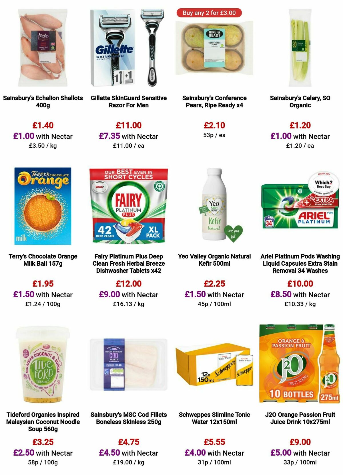 Sainsbury's Offers from 6 October