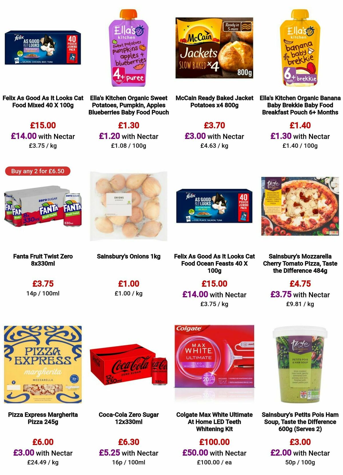 Sainsbury's Offers from 13 October