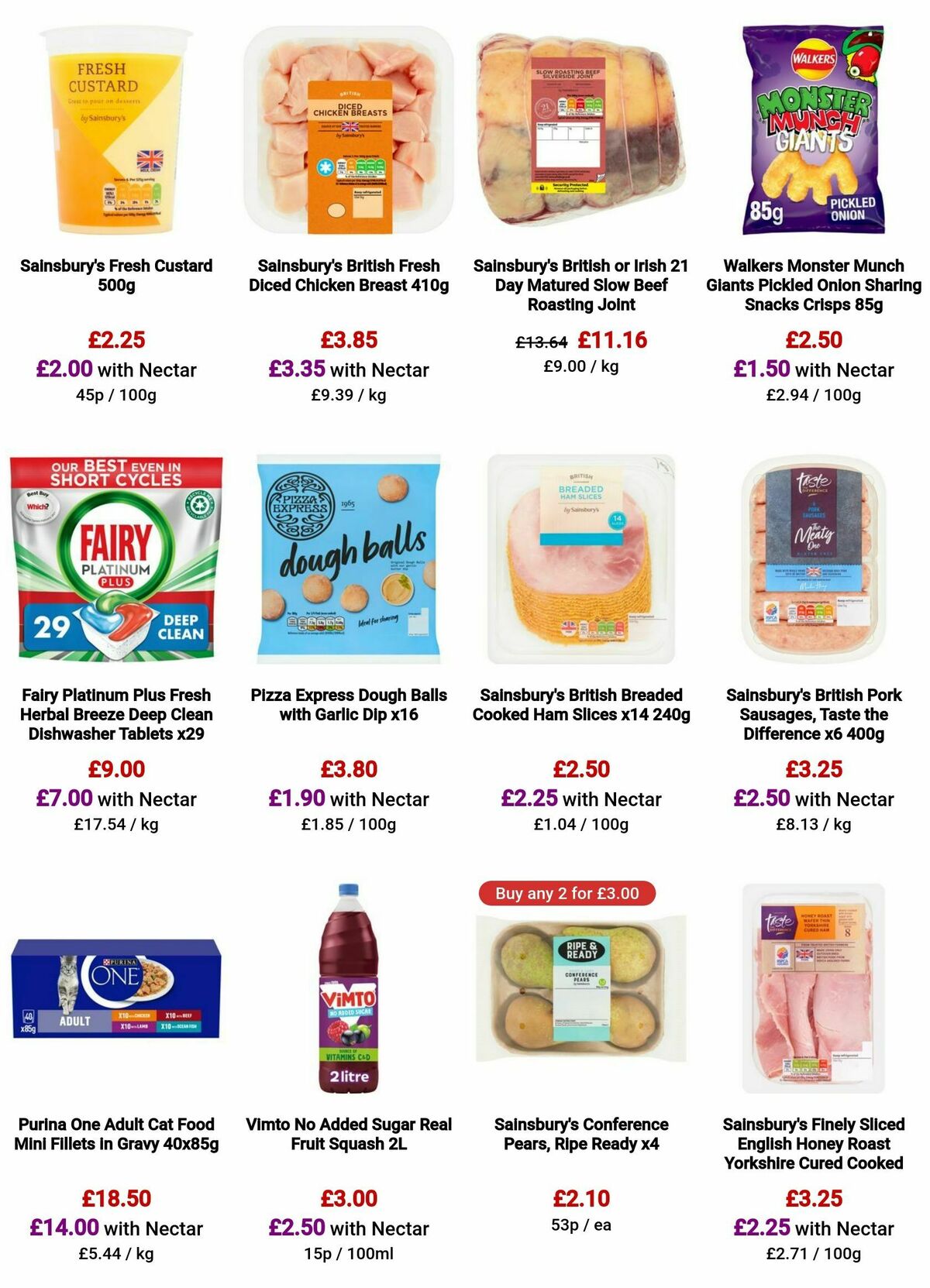 Sainsbury's Offers from 20 October