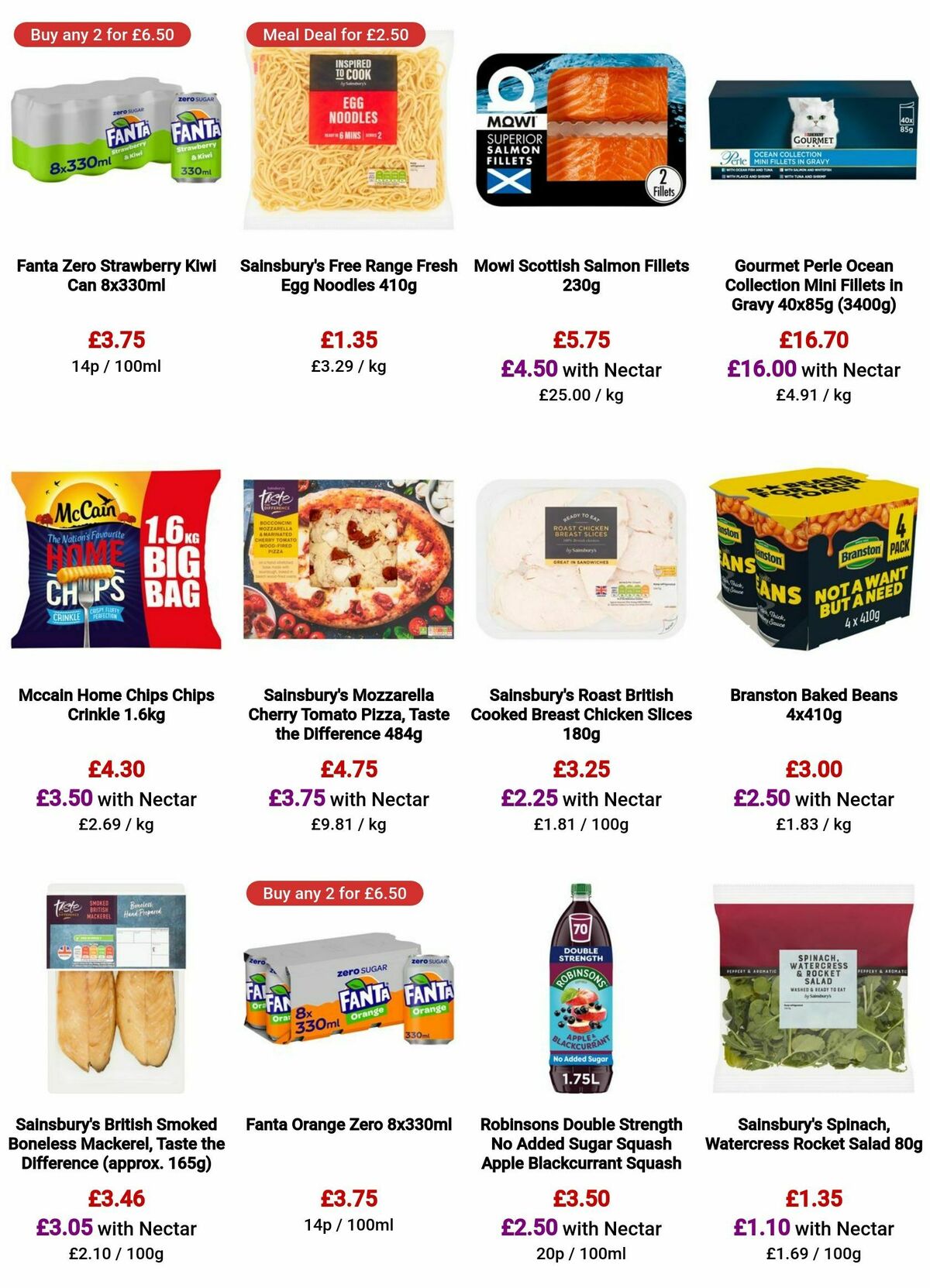 Sainsbury's Offers from 20 October