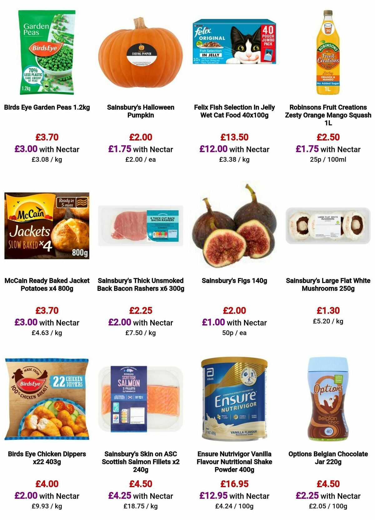 Sainsbury's Offers from 20 October