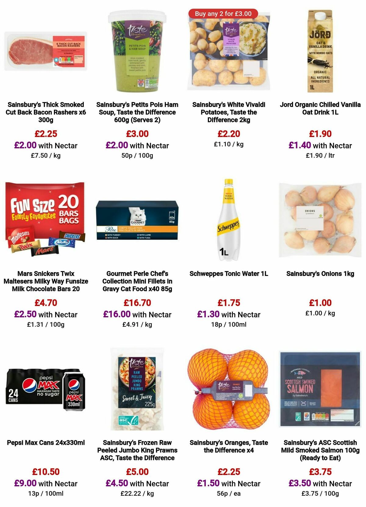 Sainsbury's Offers from 20 October