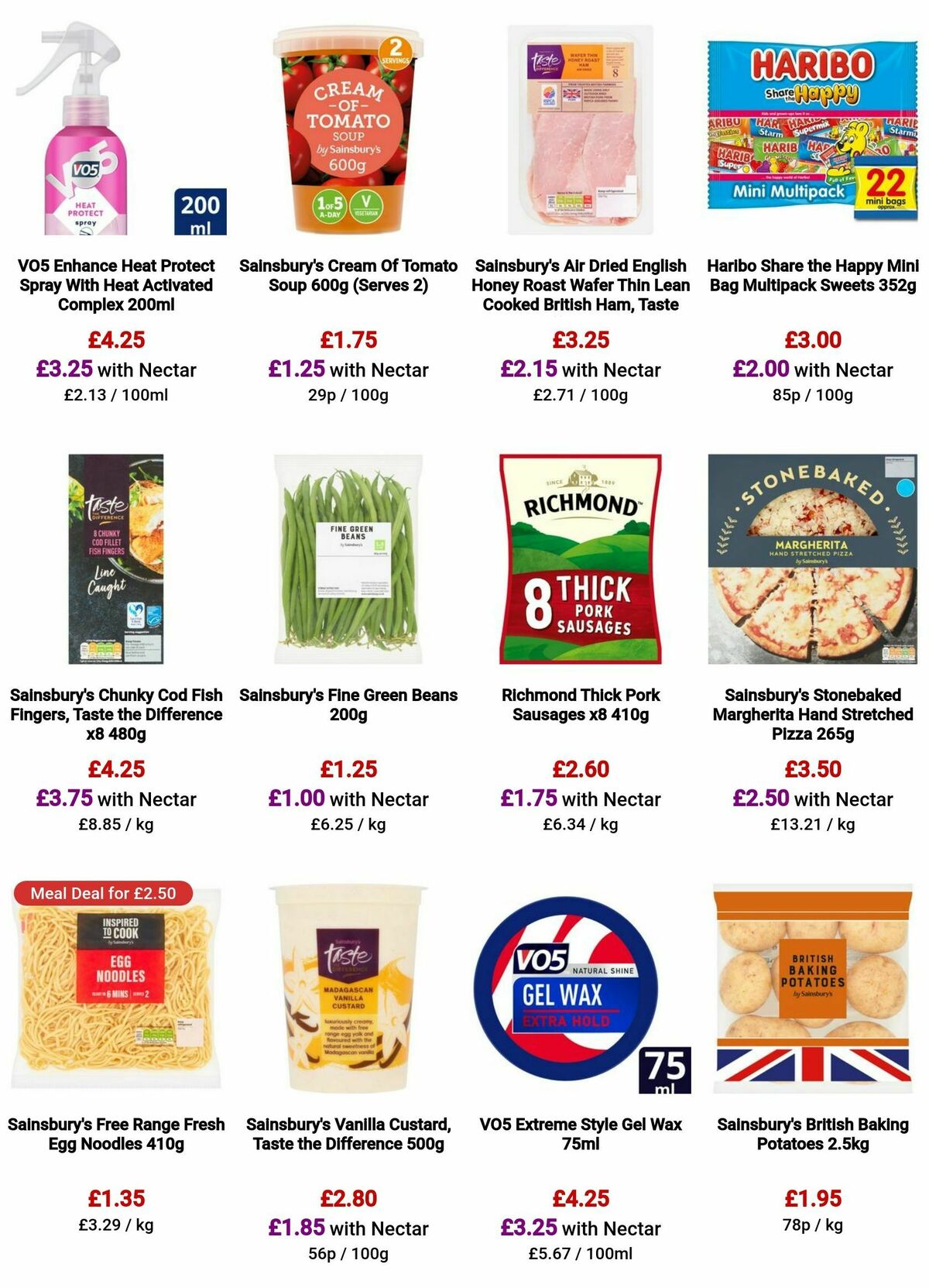 Sainsbury's Offers from 27 October
