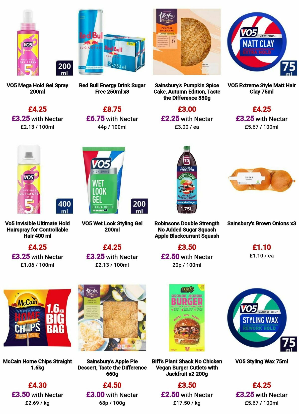Sainsbury's Offers from 27 October