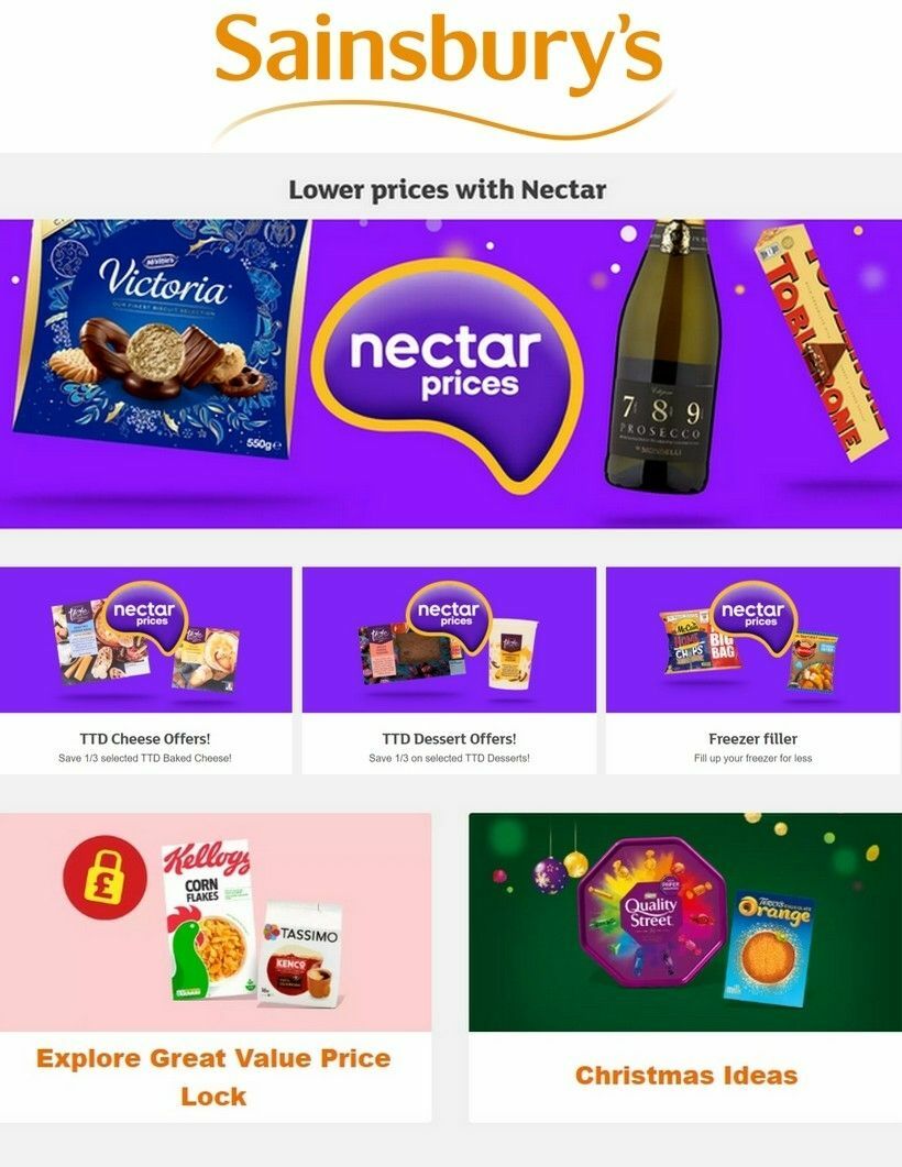 Sainsbury's Offers from 3 November