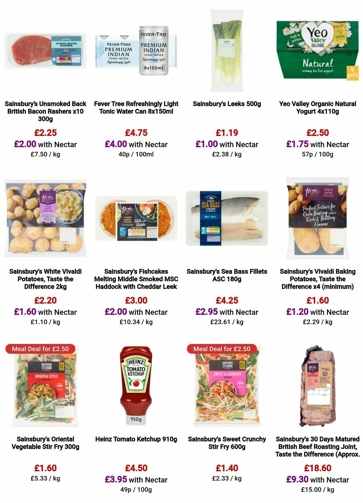 Sainsbury's Offers from 3 November
