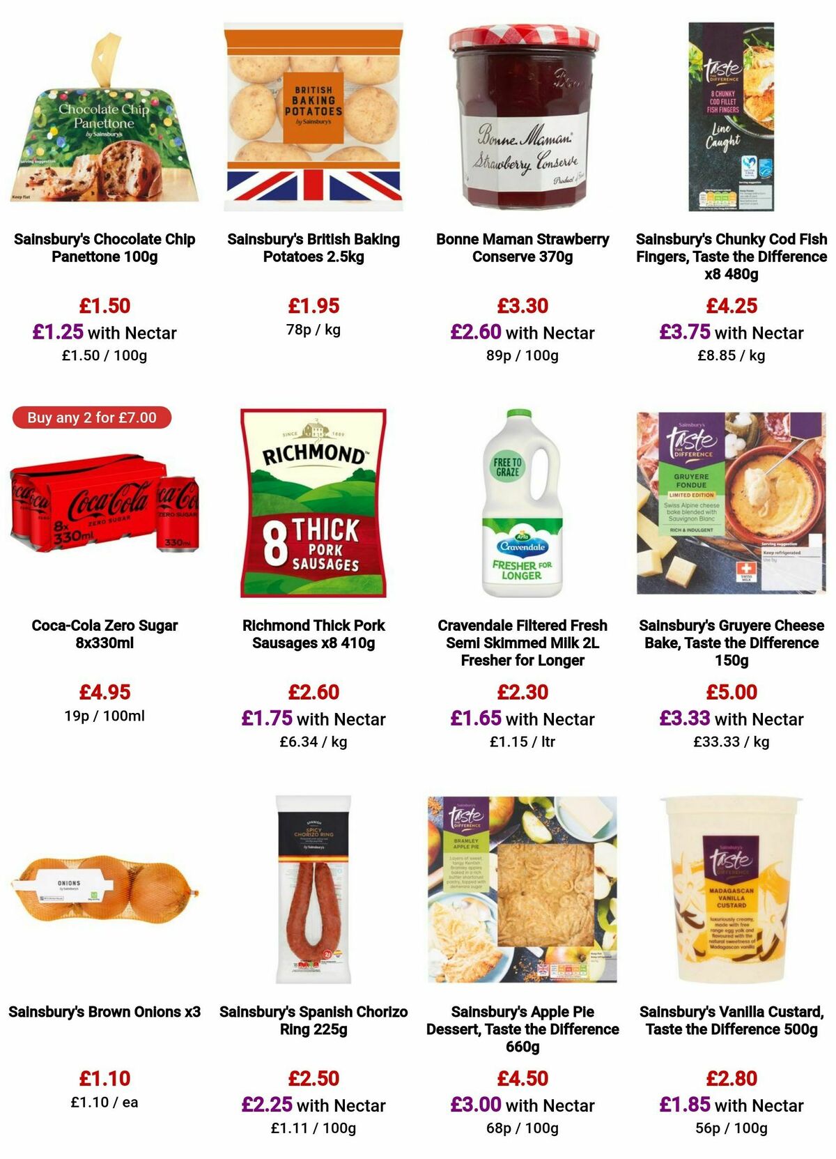 Sainsbury's Offers from 3 November