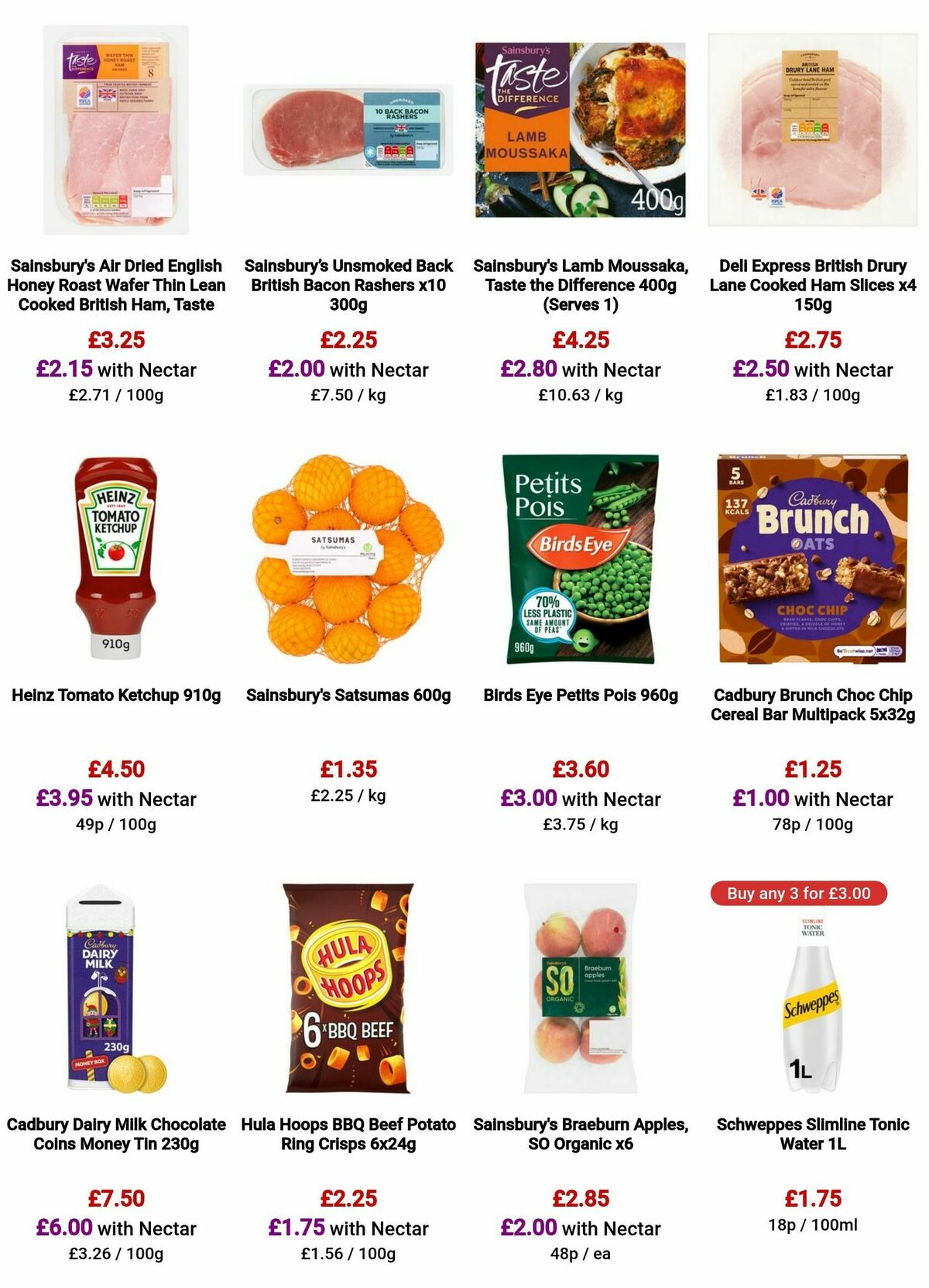 Sainsbury's Offers from 10 November