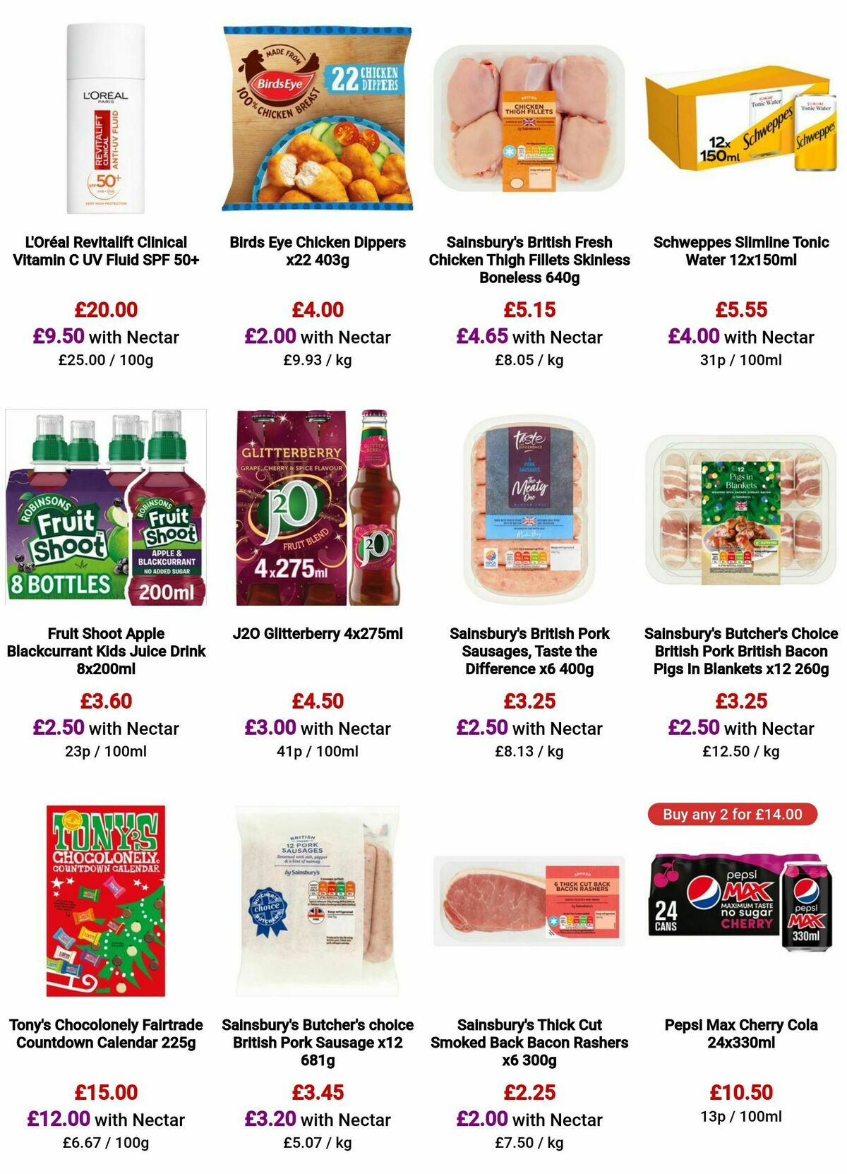 Sainsbury's Offers from 24 November