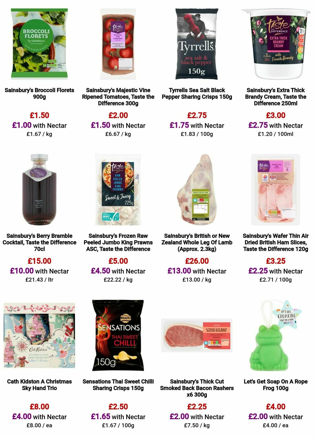 Sainsbury's Offers from 1 December