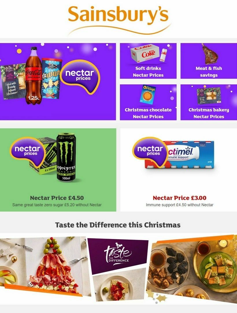 Sainsbury's Offers from 8 December