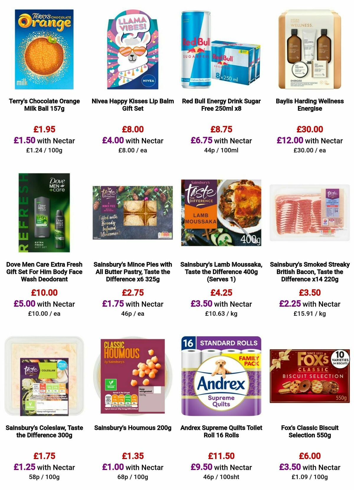 Sainsbury's Offers from 8 December