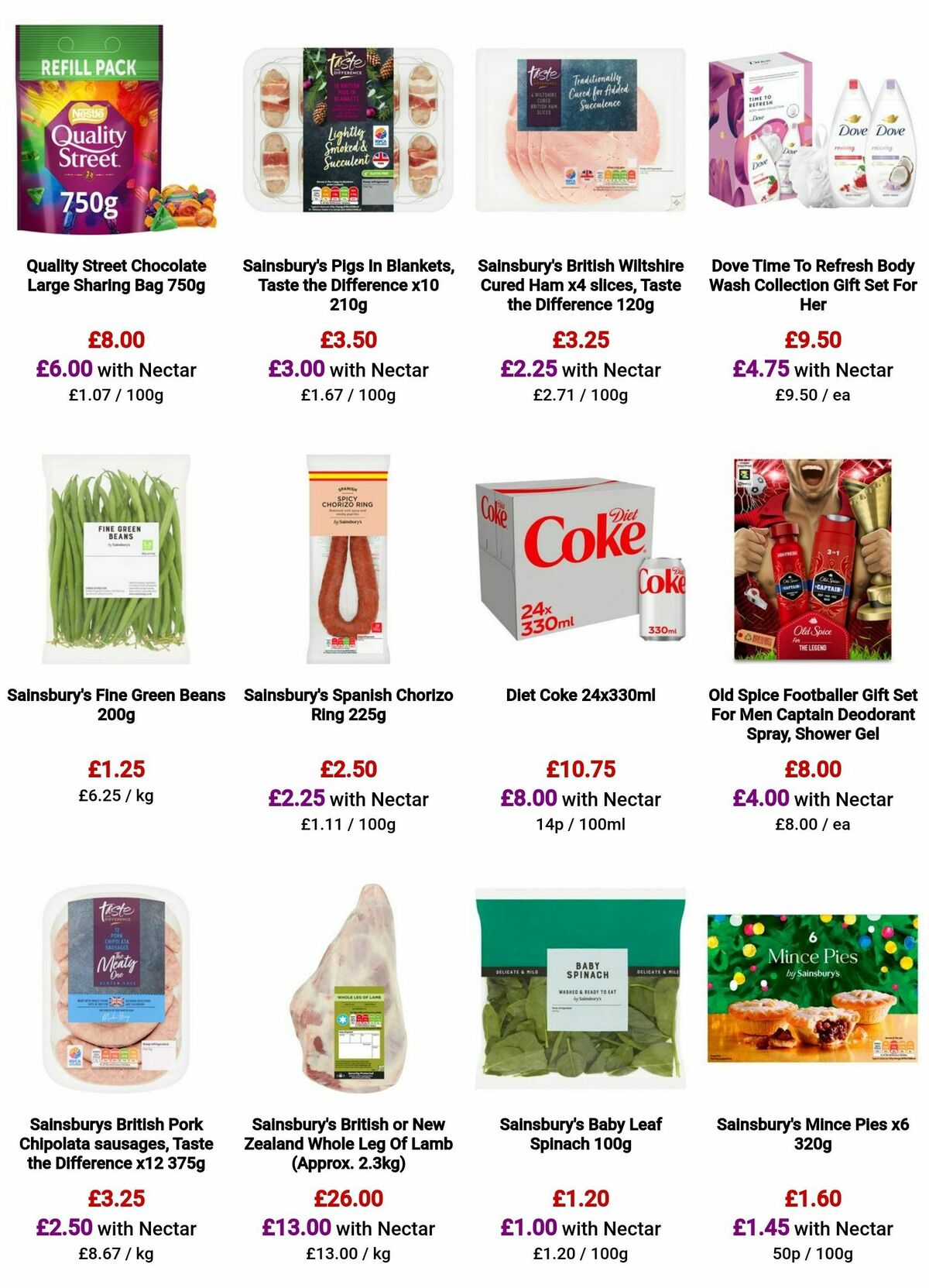 Sainsbury's Offers from 8 December