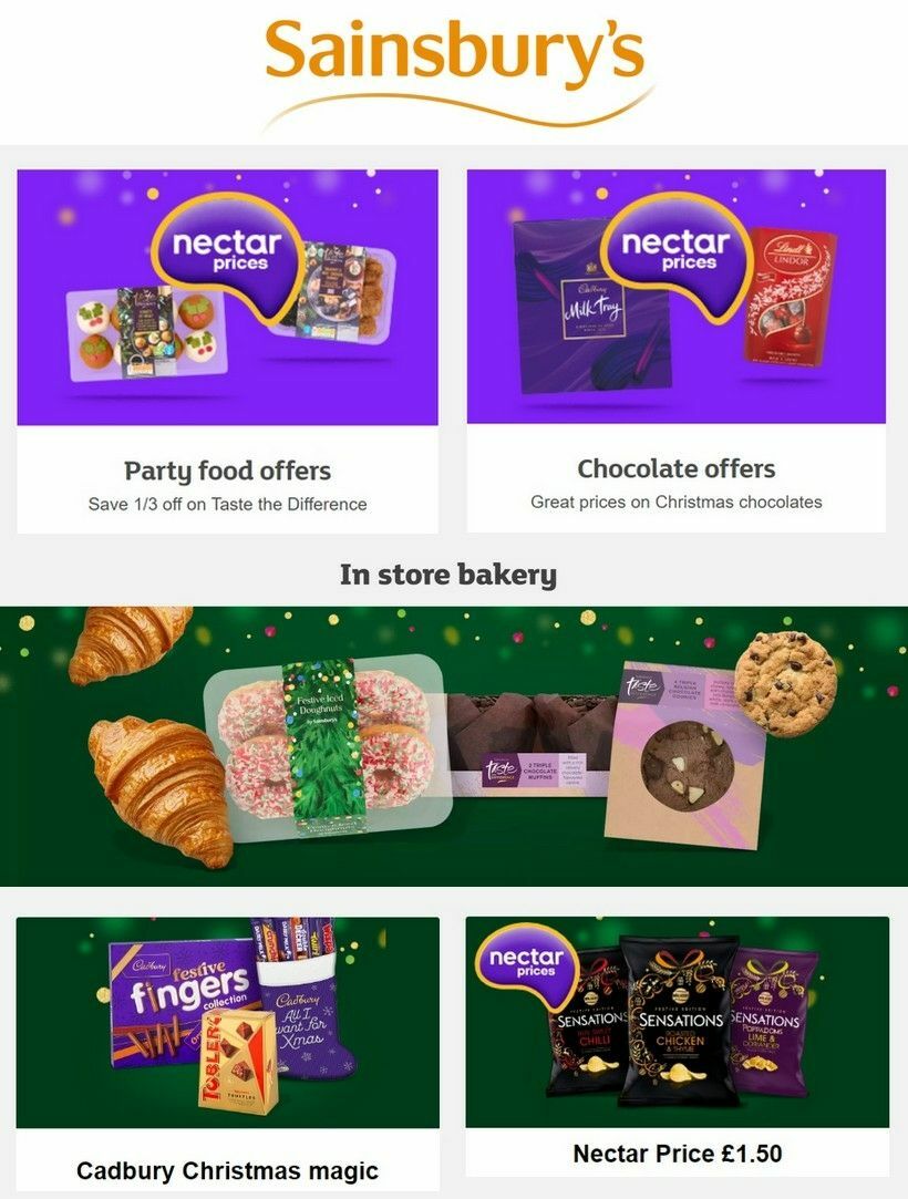 Sainsbury's Offers from 15 December