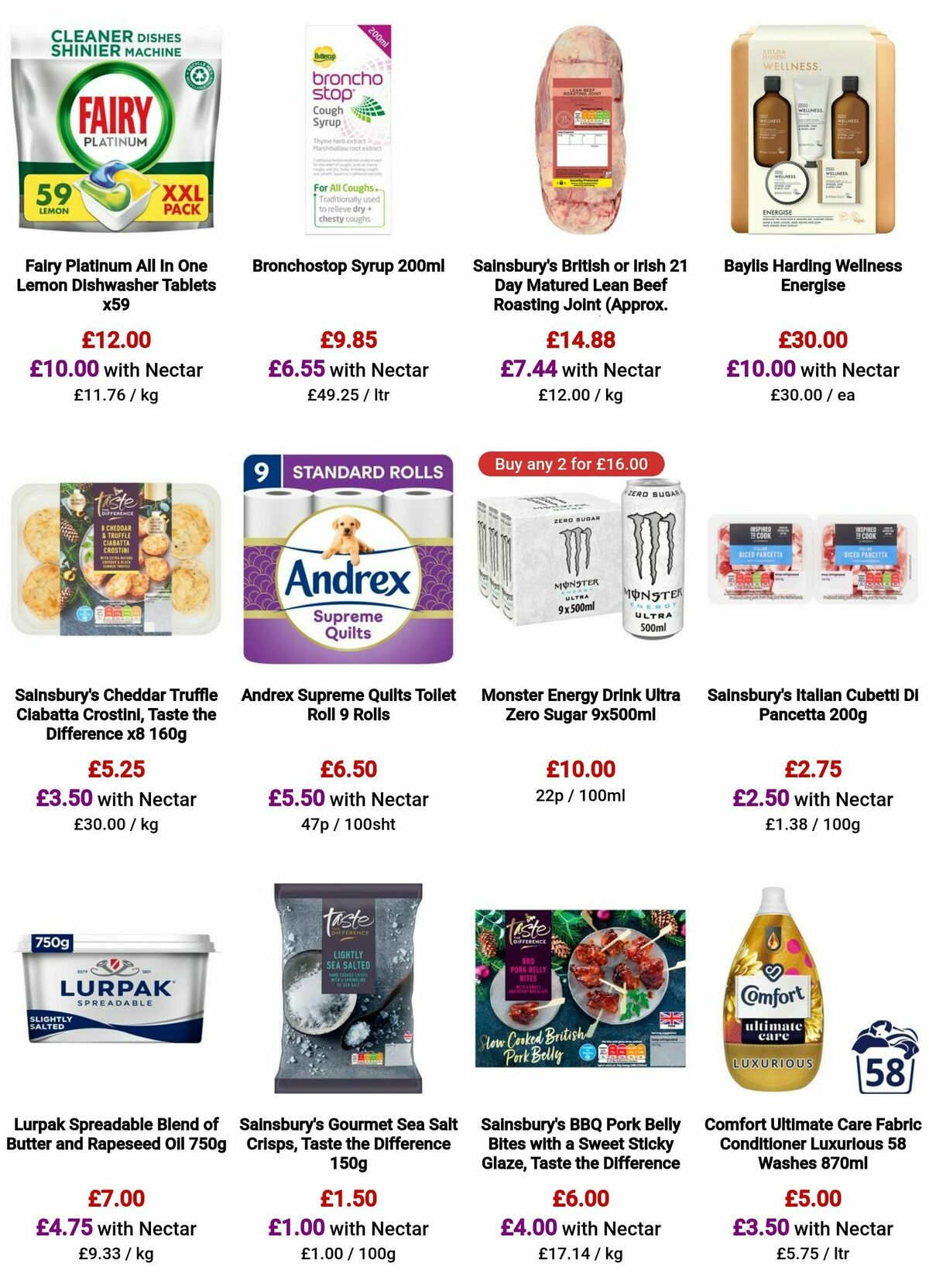 Sainsbury's Offers from 22 December