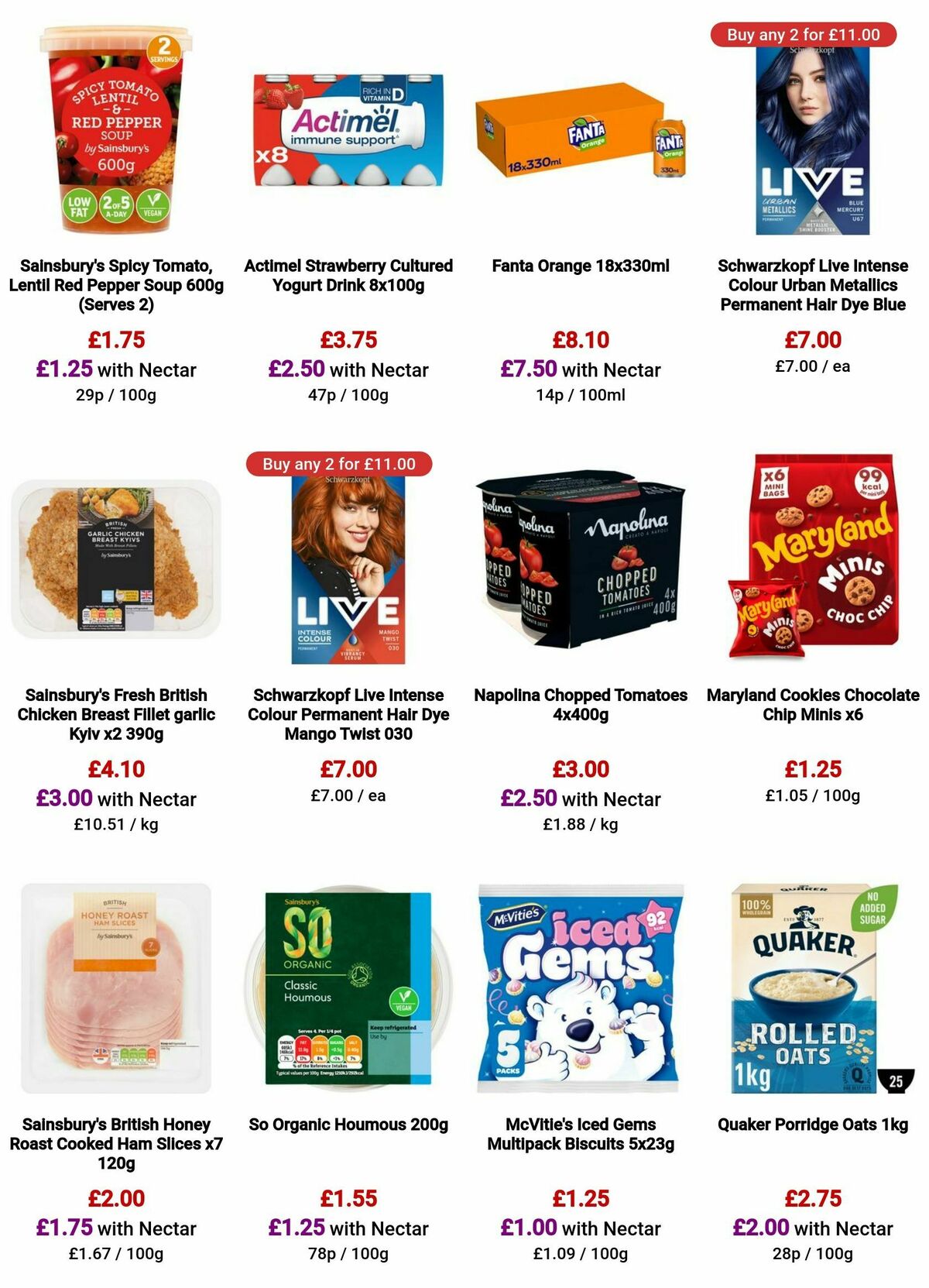 Sainsbury's Offers from 5 January