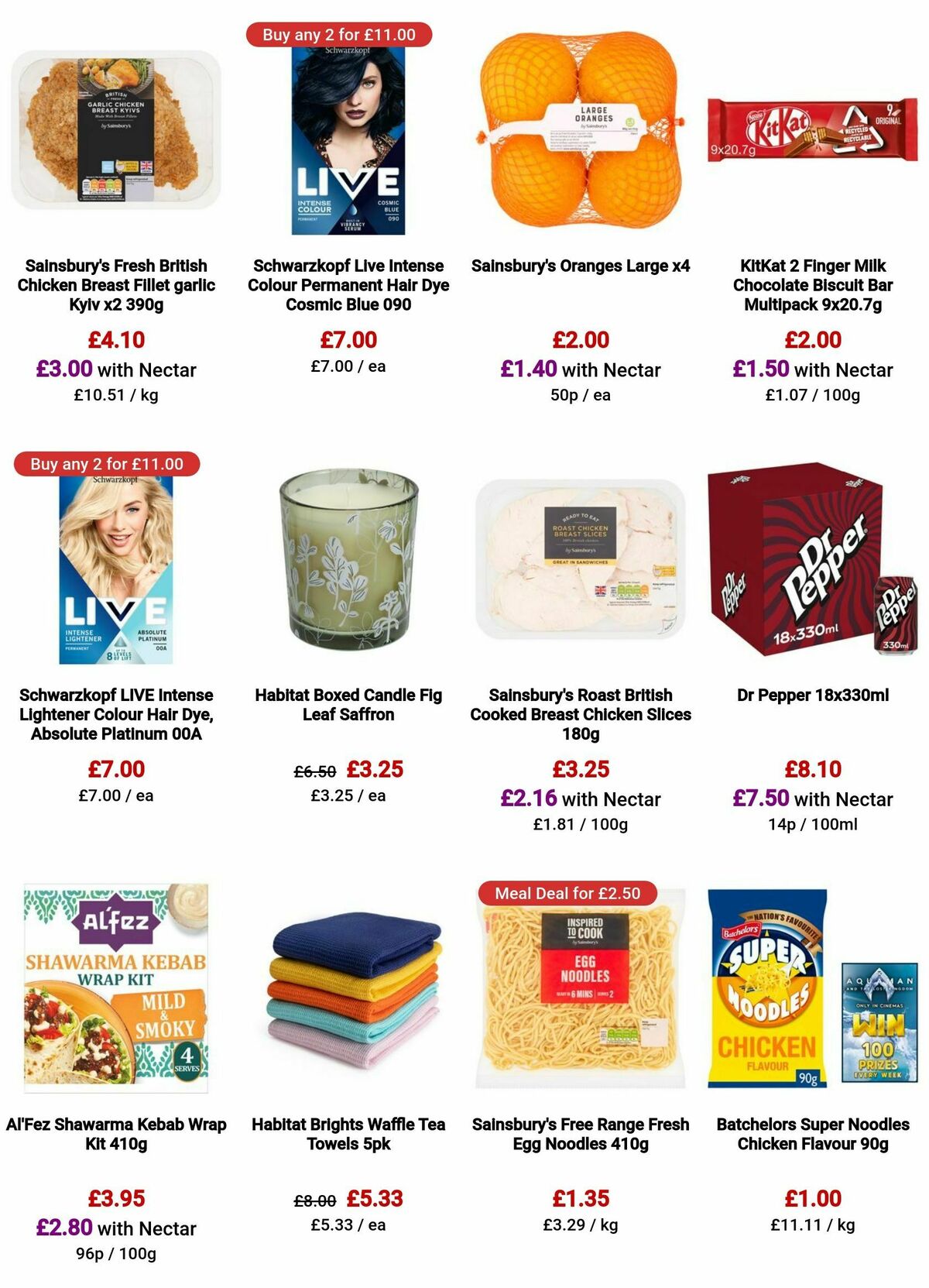 Sainsbury's Offers from 12 January