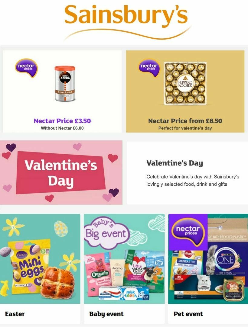 Sainsbury's Offers from 9 February