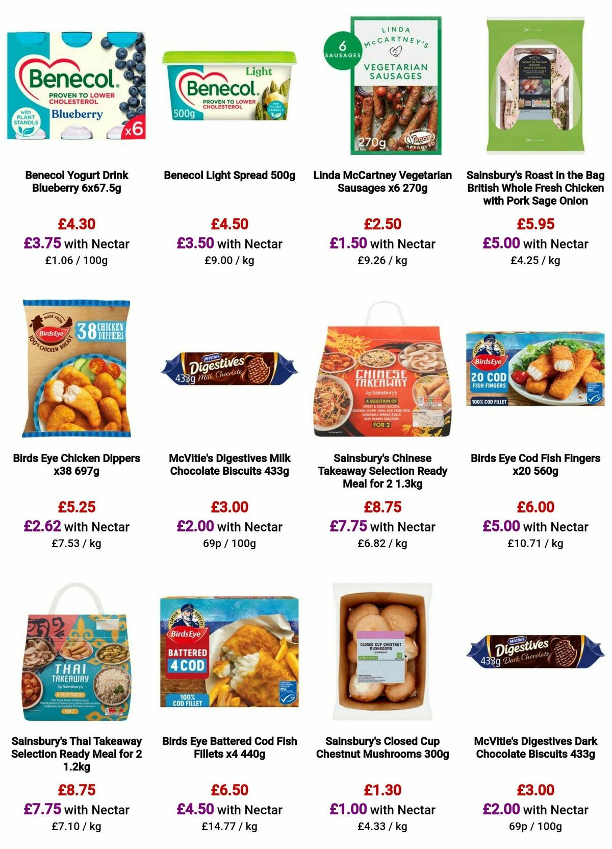 Sainsbury's Offers from 9 February
