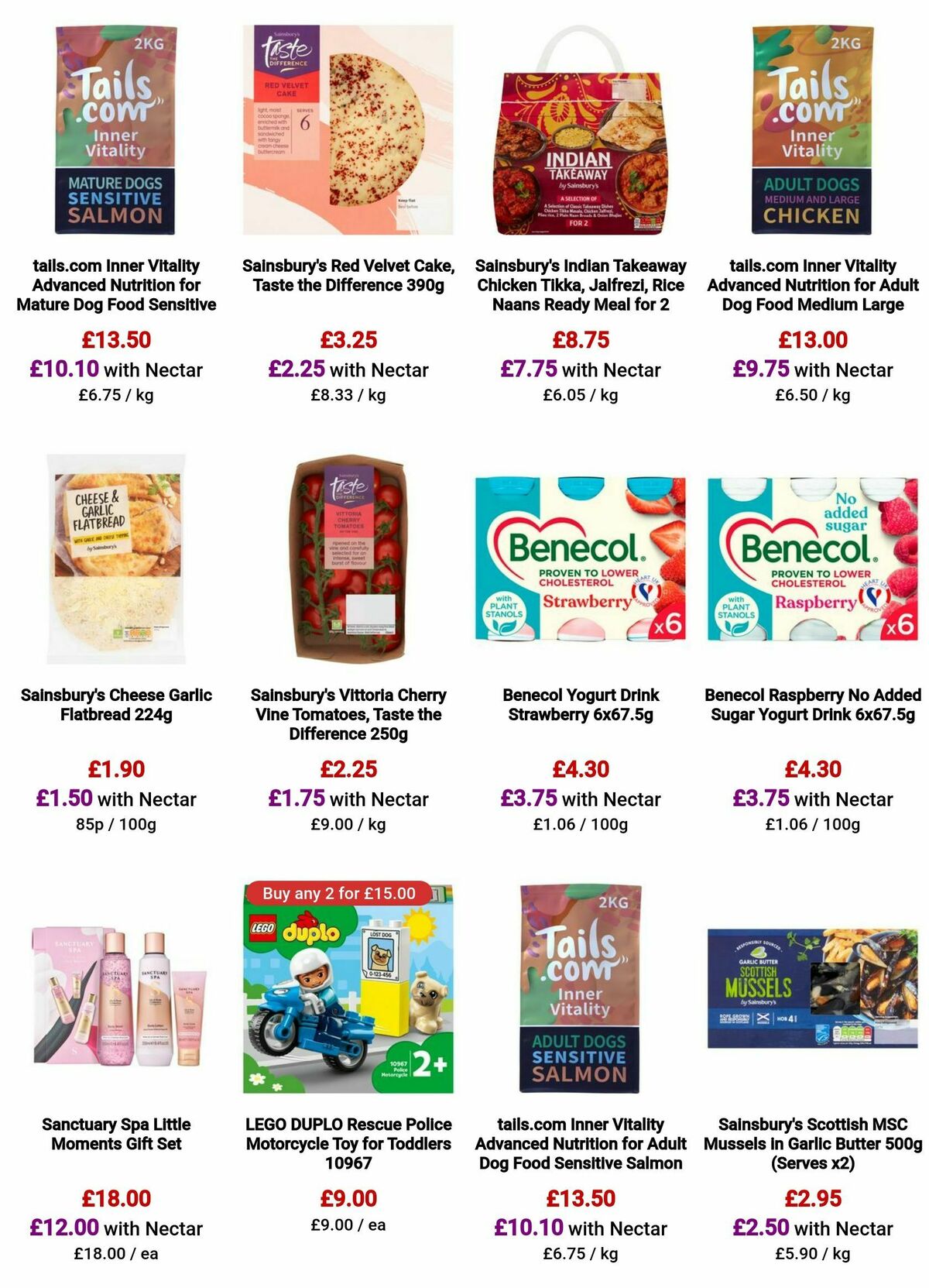 Sainsbury's Offers from 9 February