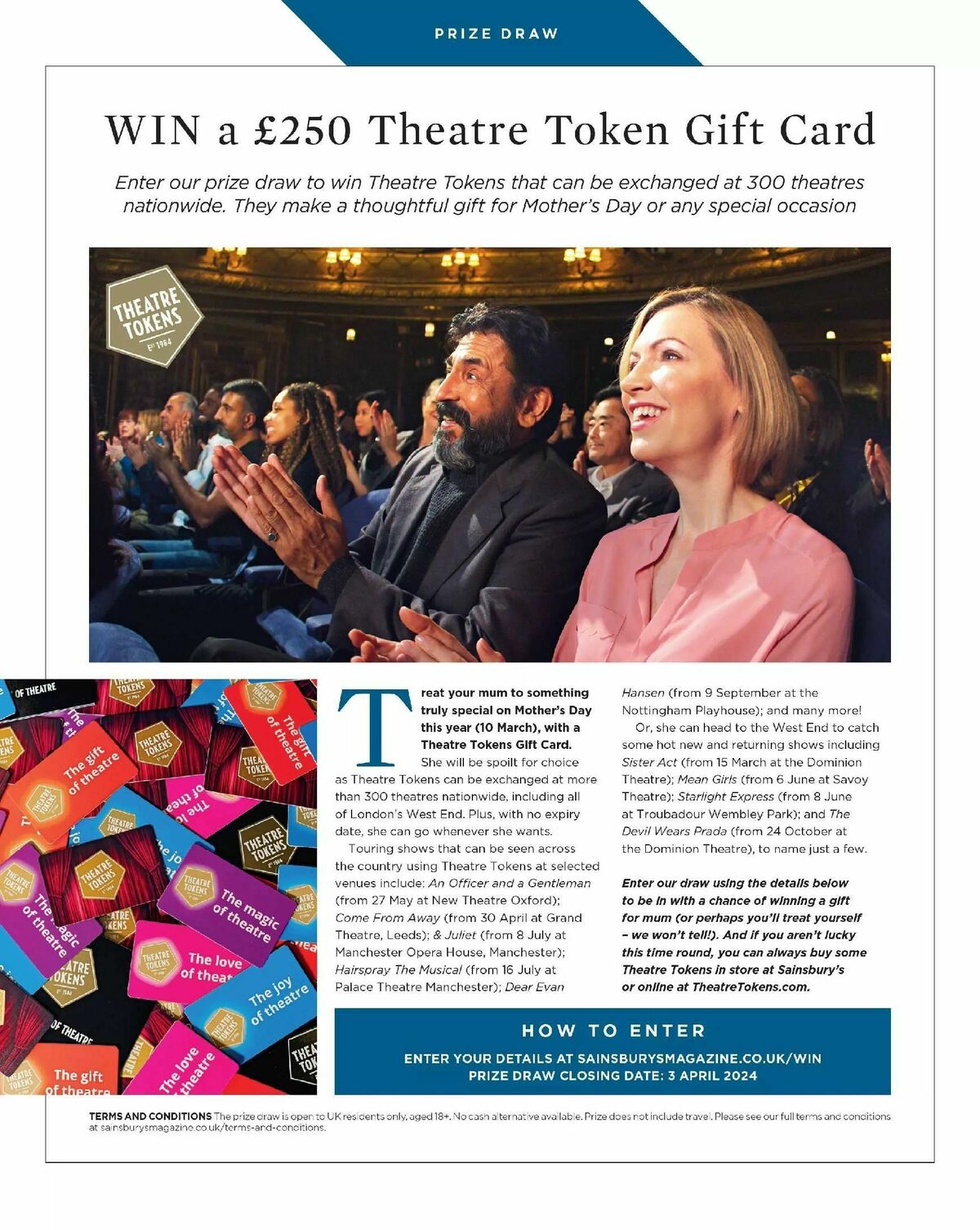 Sainsbury's Magazine March Offers from 1 March