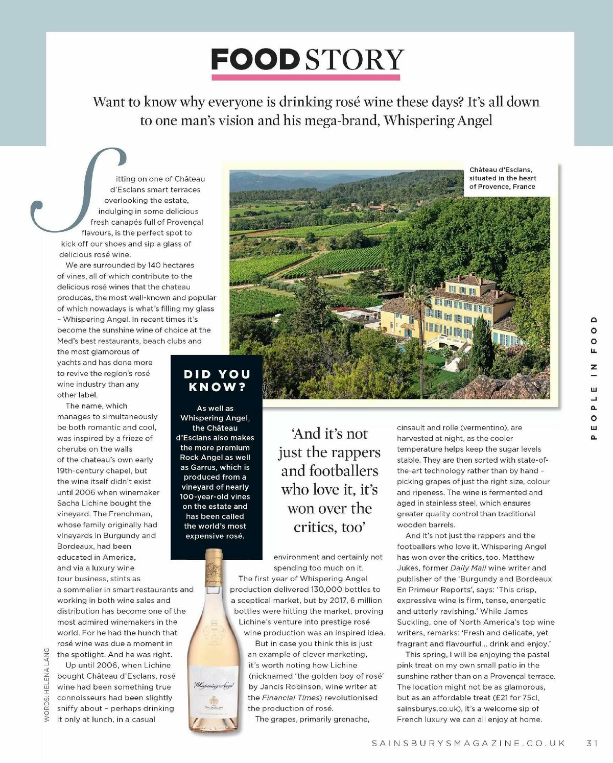 Sainsbury's Magazine March Offers from 1 March