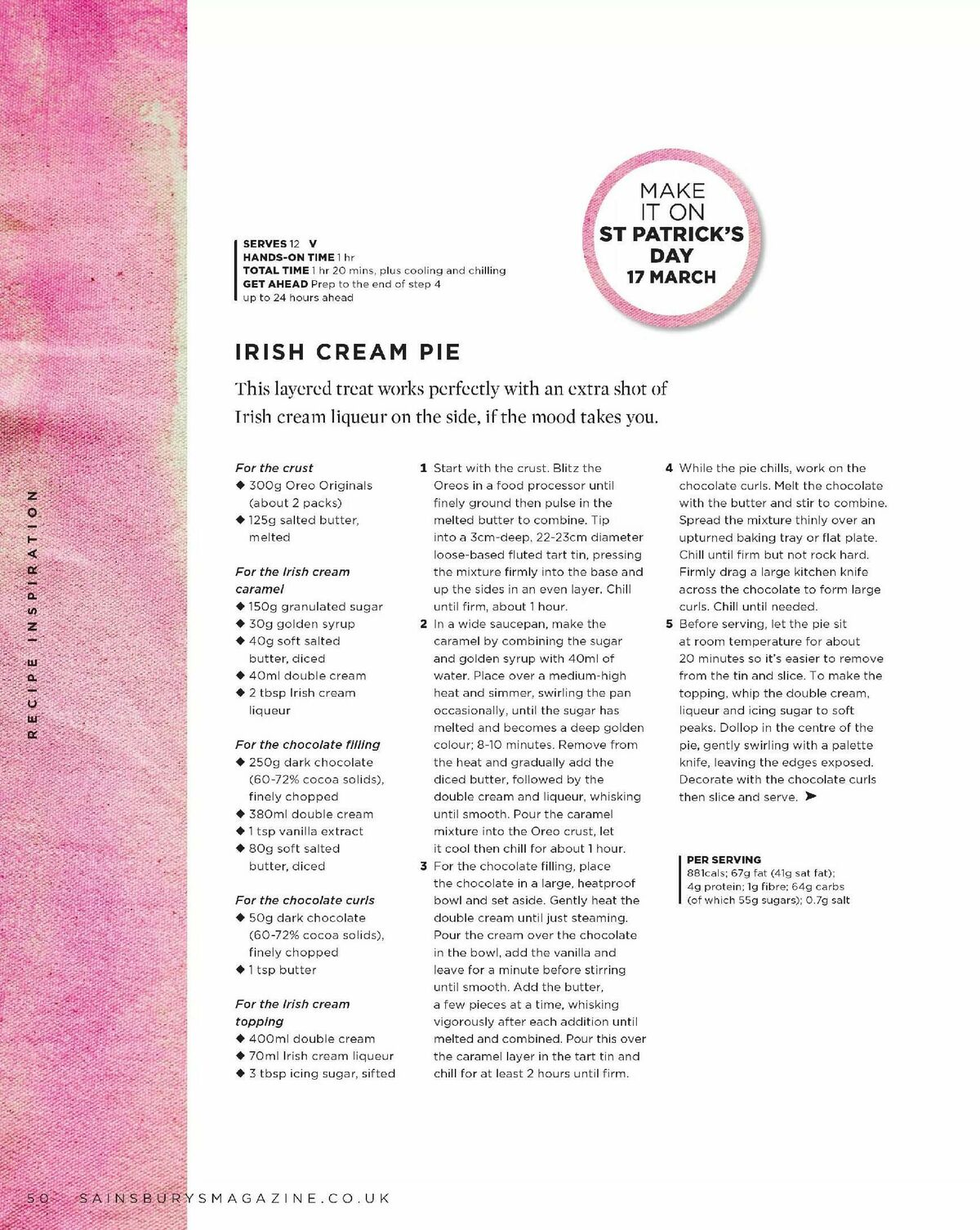 Sainsbury's Magazine March Offers from 1 March