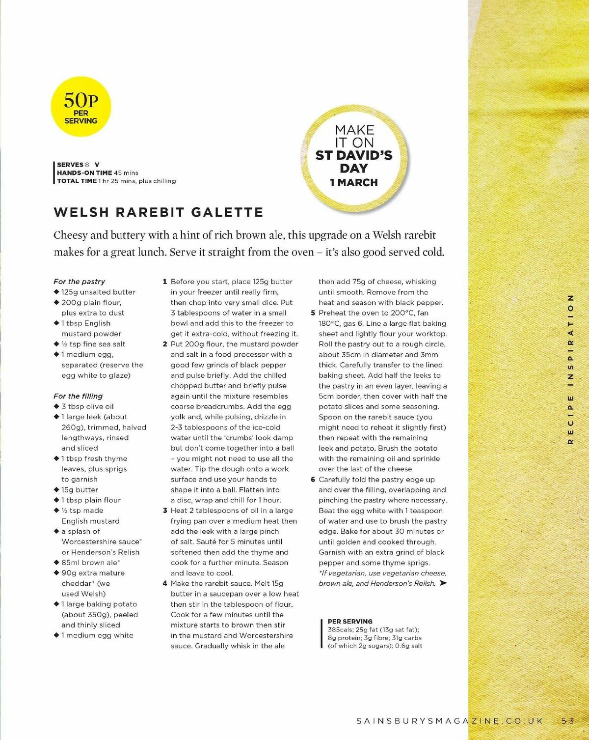 Sainsbury's Magazine March Offers from 1 March