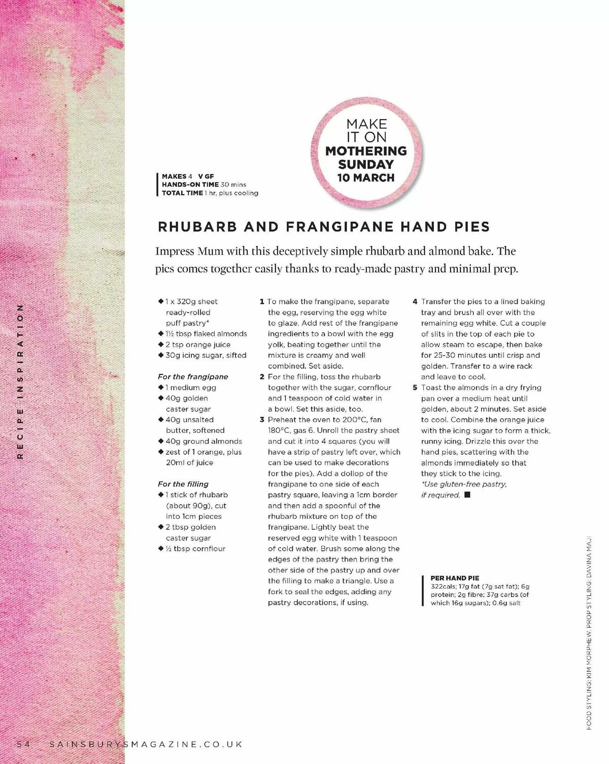 Sainsbury's Magazine March Offers from 1 March