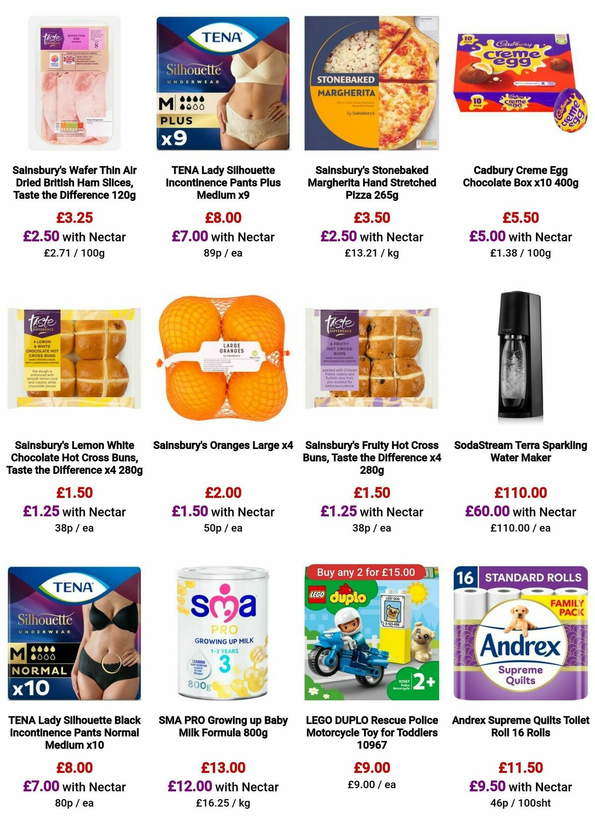 Sainsbury's Offers from 15 March