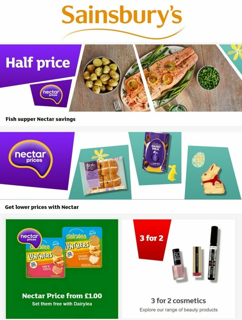 Sainsbury's Offers from 22 March