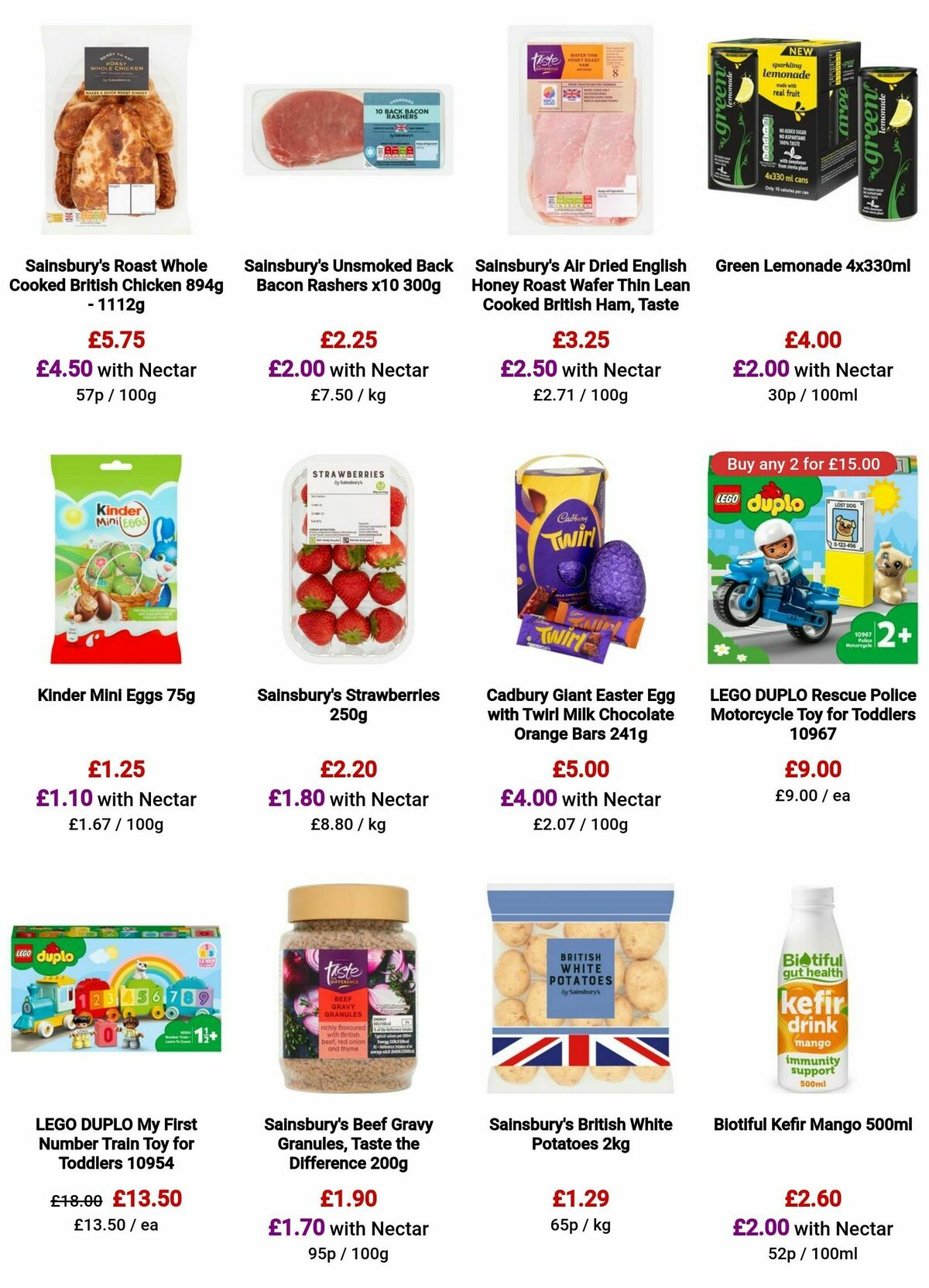 Sainsbury's Offers from 29 March