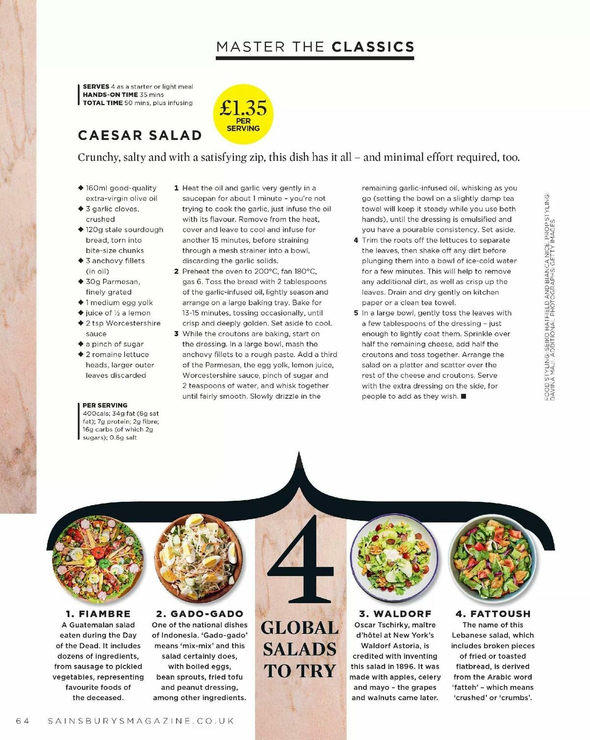 Sainsbury's Magazine April Offers from 1 April