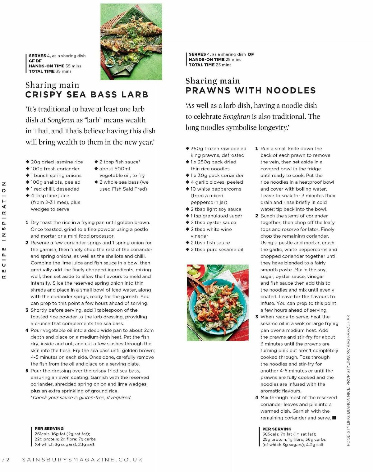 Sainsbury's Magazine April Offers from 1 April