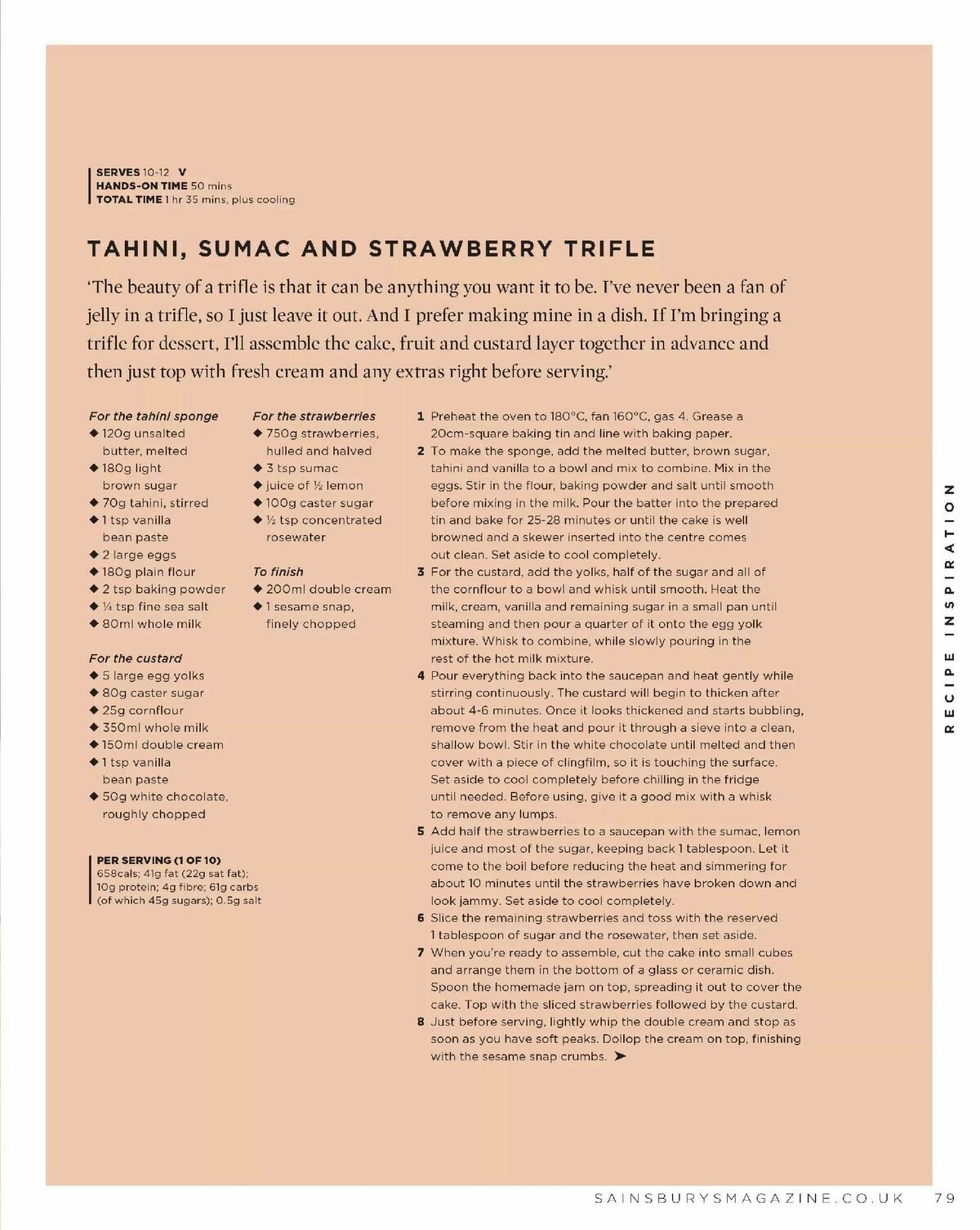 Sainsbury's Magazine April Offers from 1 April