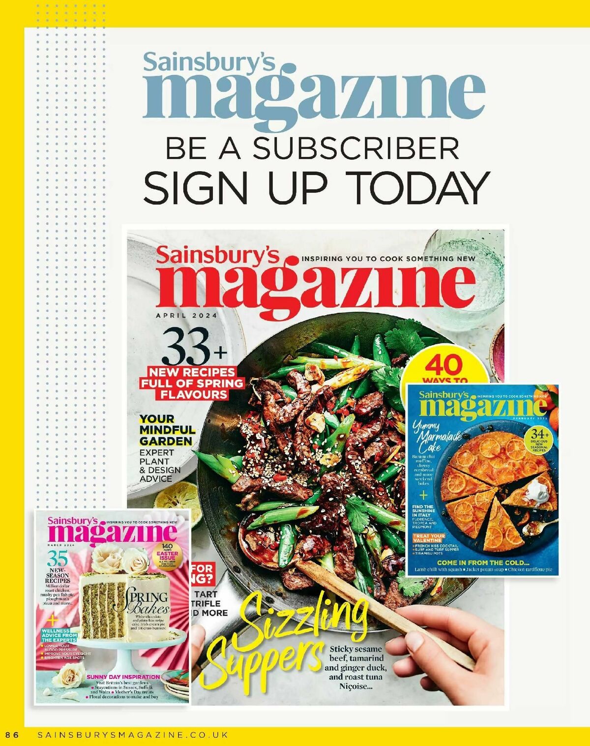 Sainsbury's Magazine April Offers from 1 April