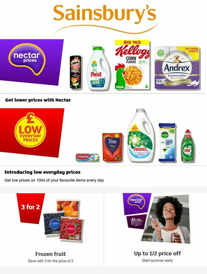 Sainsbury's Offers from 12 April