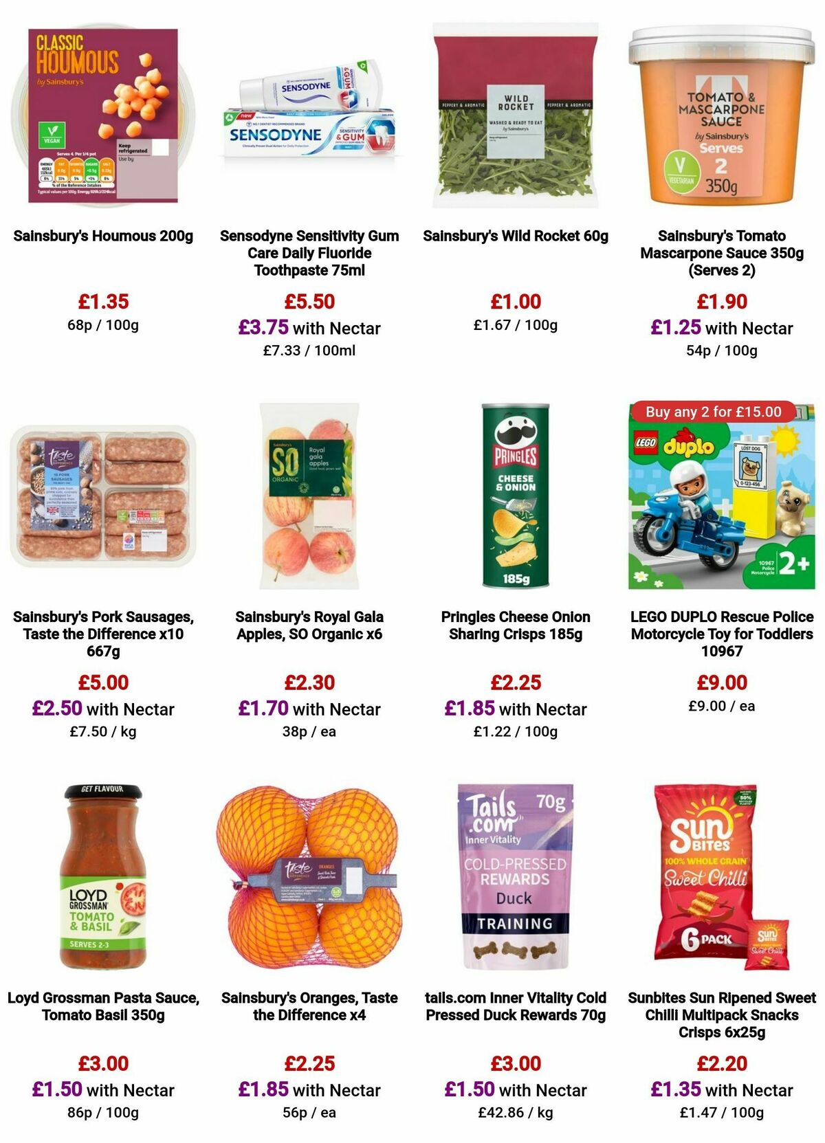 Sainsbury's Offers from 19 April