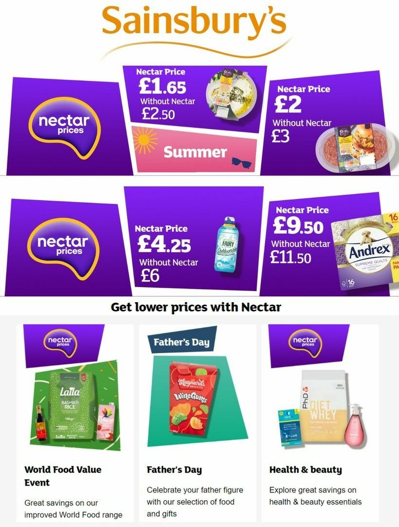 Sainsbury's Offers from 7 June