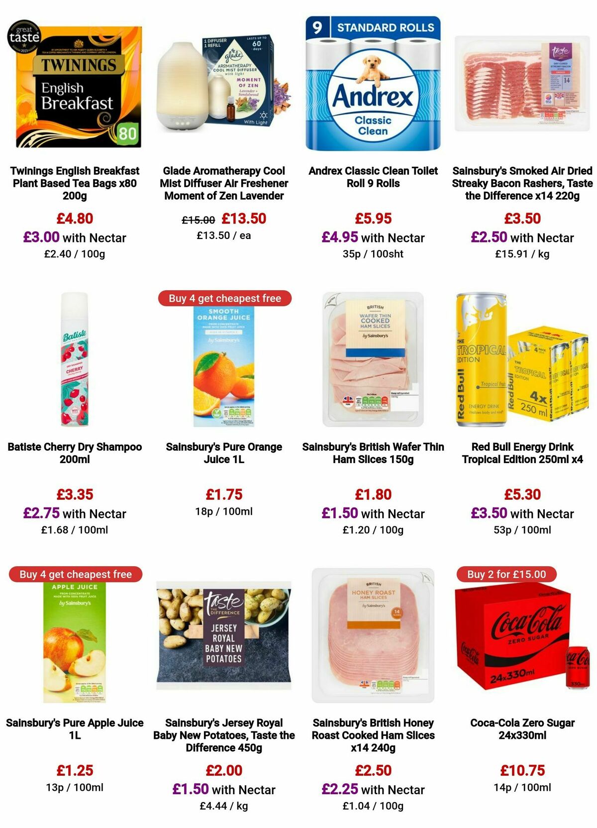 Sainsbury's Offers from 21 June