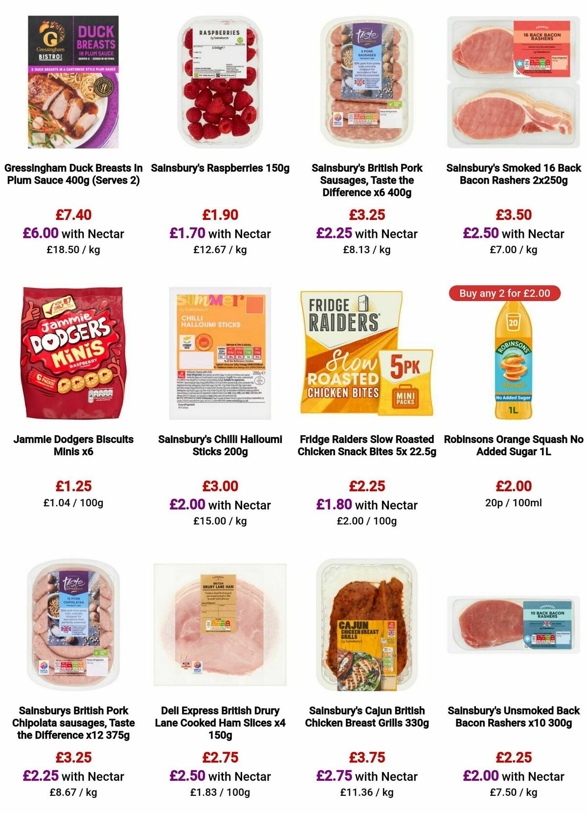 Sainsbury's Offers from 21 June